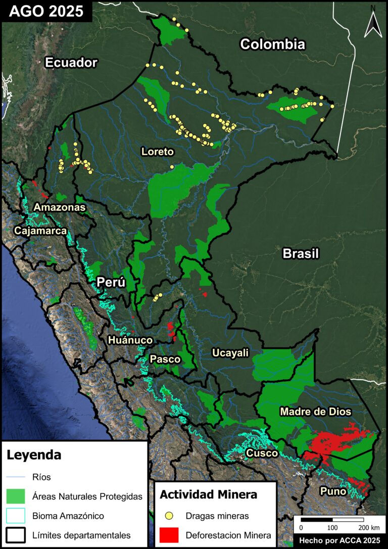 MAAP #233: Situación actual de Minería de Oro en la Amazonía Peruana - MAAP