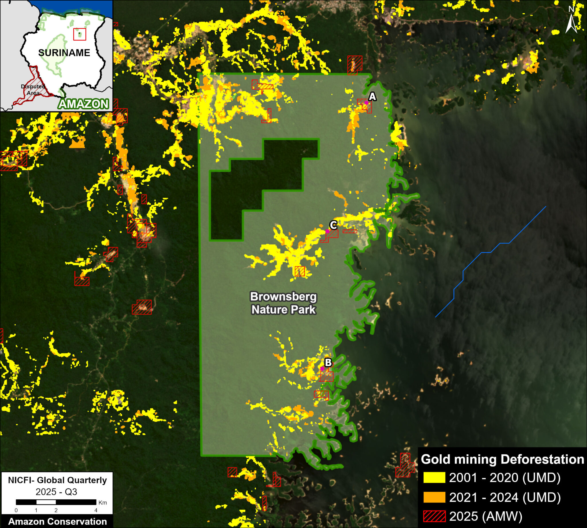MAAP #237: Gold Mining Deforestation in Suriname: Current State ...