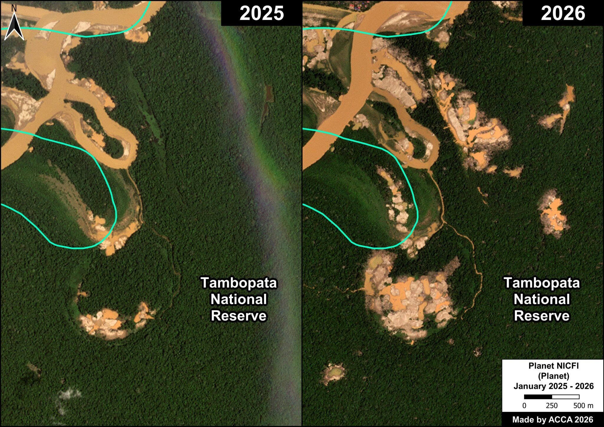 MAAP #241: Rapid Expansion of Illegal Gold Mining in Tambopata National ...
