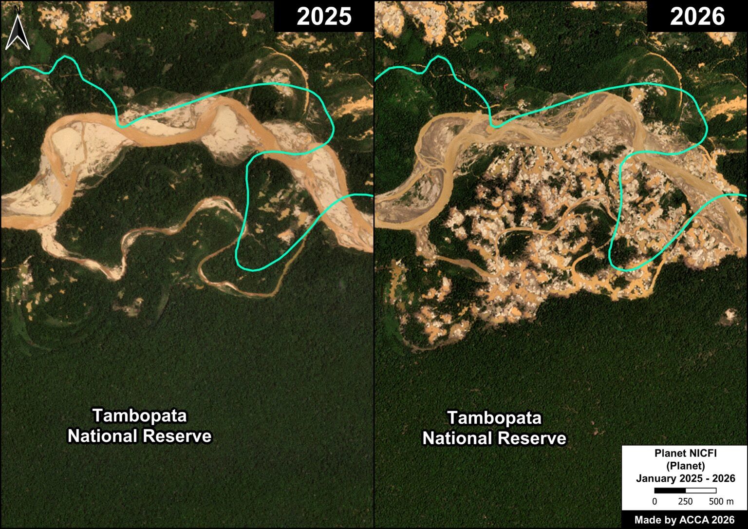 MAAP #241: Rapid Expansion of Illegal Gold Mining in Tambopata National ...