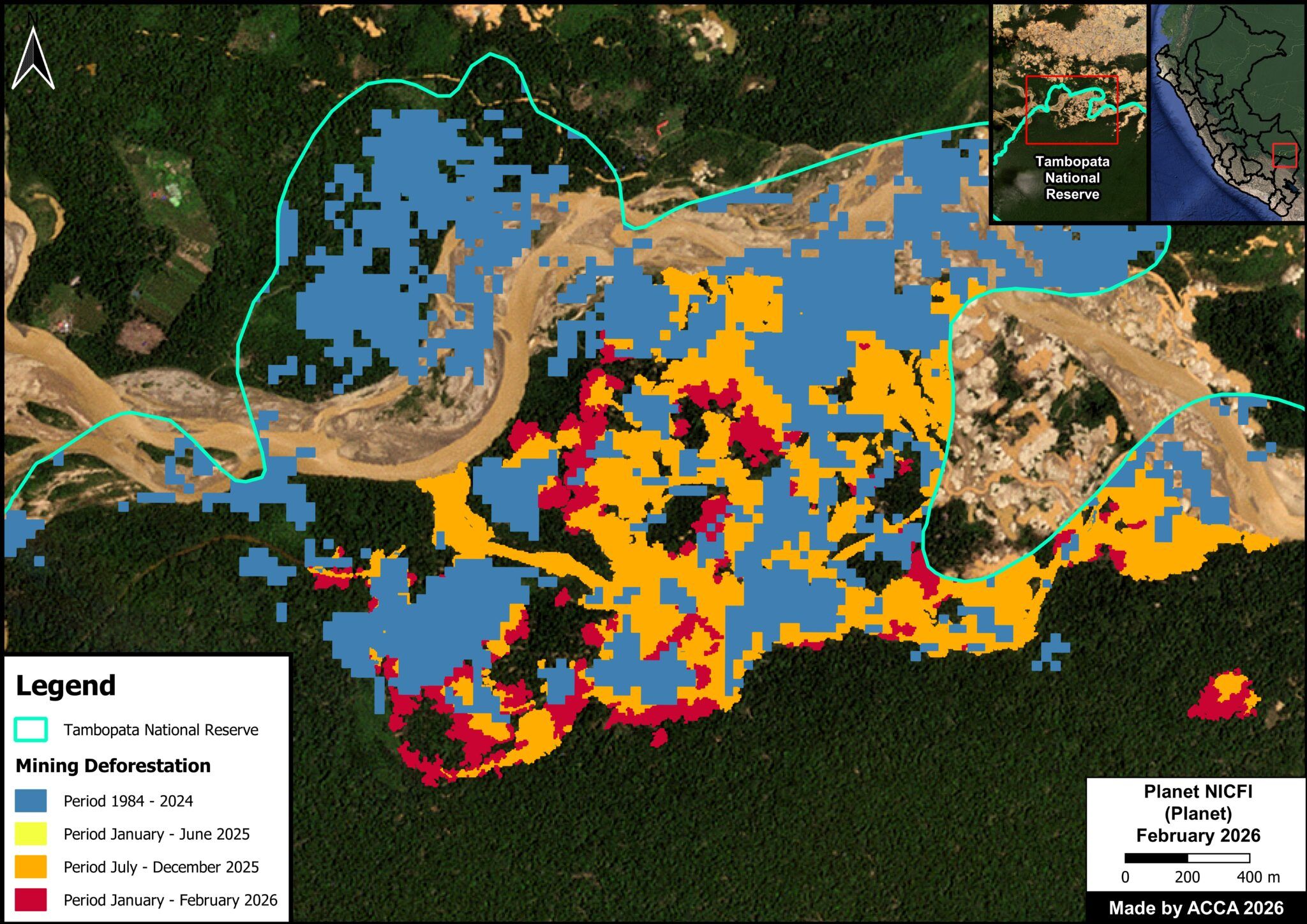 MAAP #241: Rapid Expansion of Illegal Gold Mining in Tambopata National ...